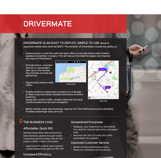 Drivermate: Connecting Drivers to Dispatch on a Tablet