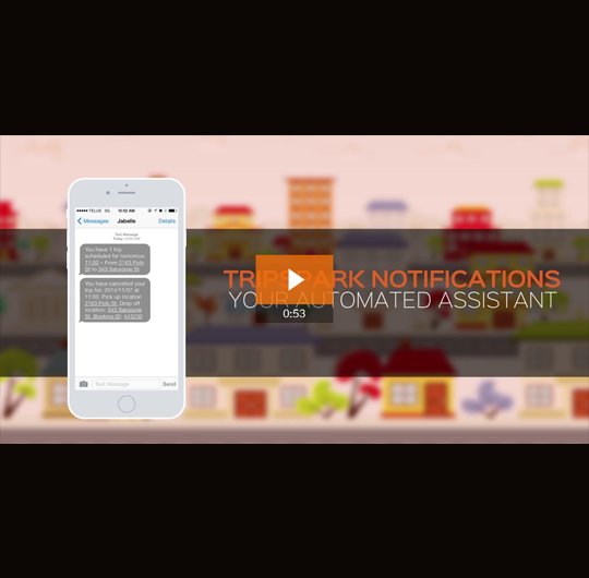 Notifications for Paratransit