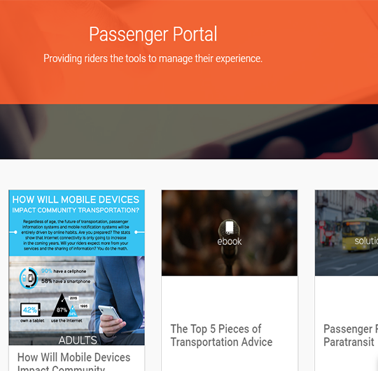 Passenger Portal Content Hub