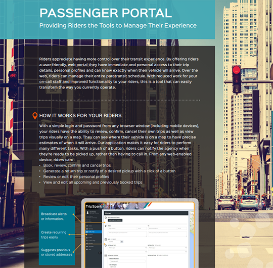 Passenger Portal for Transit