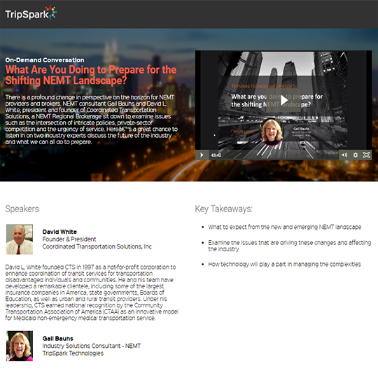 What Are You Doing to Prepare for the Shifting NEMT Landscape?