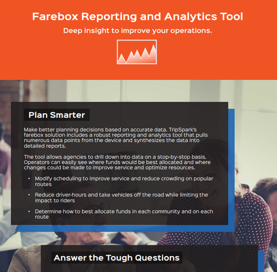 Farebox Reporting and Analytics Tool - Ridership Analytics