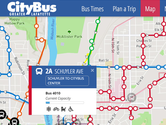 CityBus Passenger Information Map