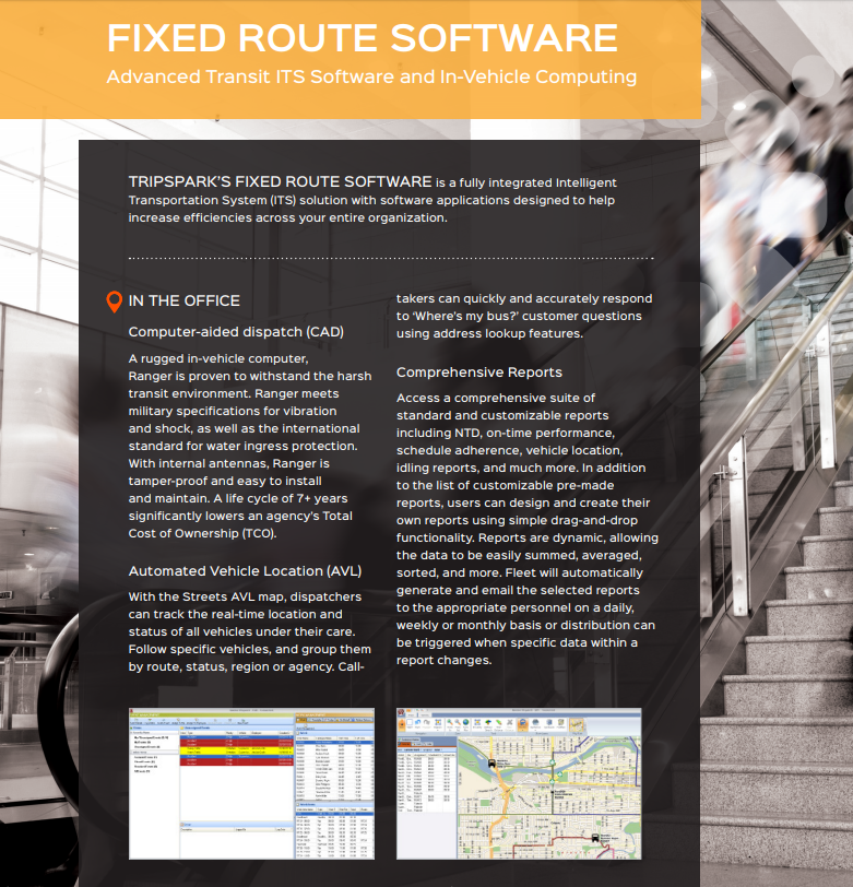 Fixed Route ITS Software