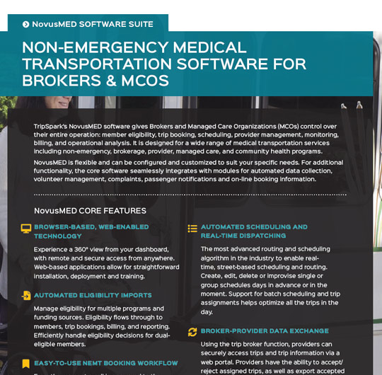 NovusMED Features for Brokers and MCOs