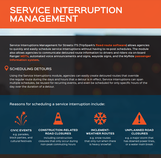 Service Interruptions Management