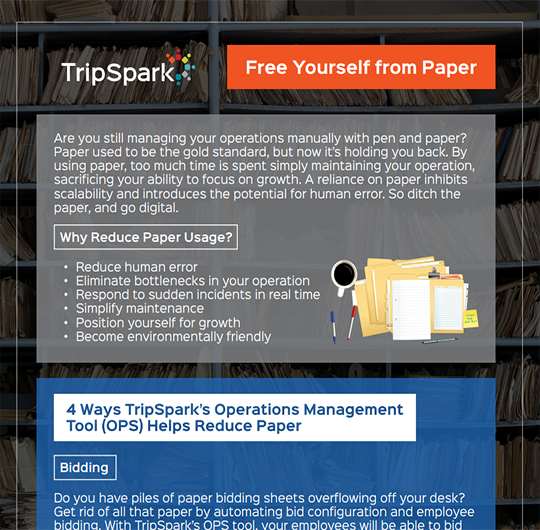 Free Yourself from Paper with the Operations Management Tool