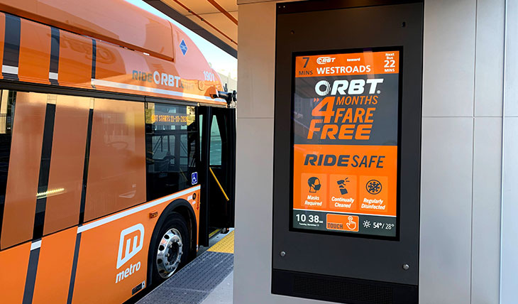 Omaha Metro Launches Bus Rapid Transit Service with Infotainment