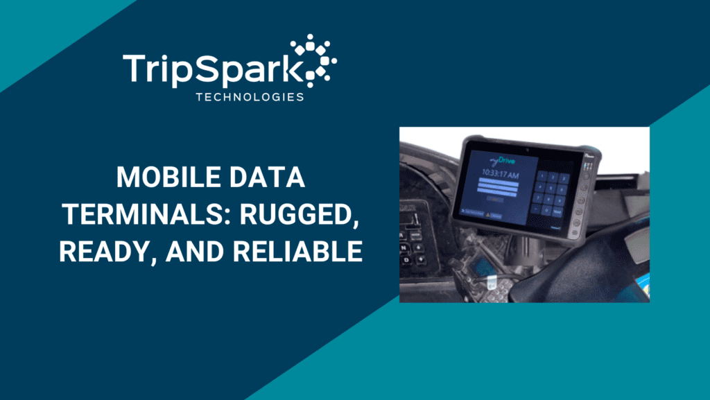 Mobile Data Terminals: Rugged, ready, and reliable with image of a myDrive MDT