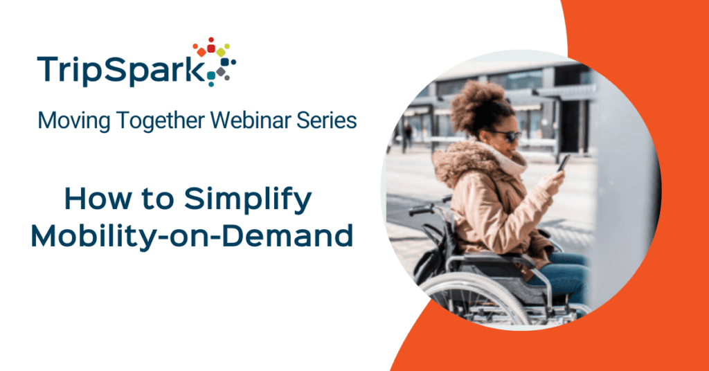 Mobility-on-Demand webinar showing woman in a wheelchair