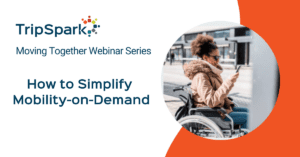 Mobility-on-Demand webinar showing woman in a wheelchair